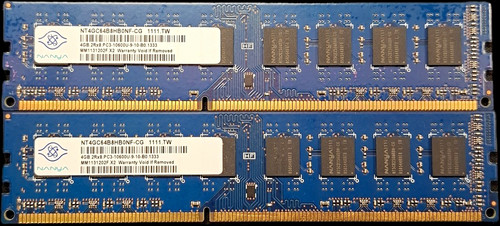 Nanya 8gb ddr3 1333 - nanya, (2x4gb)