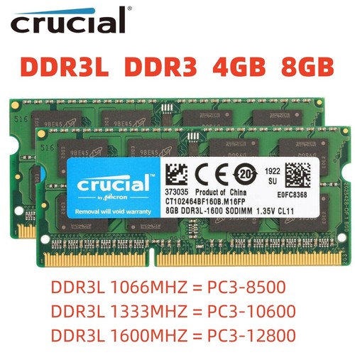 Crucial ddr3 ddr3l 4gb - ddr3, 8gb