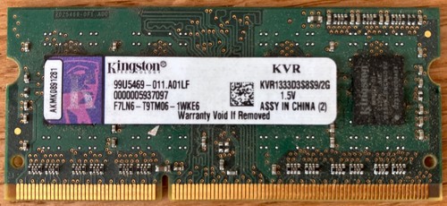 Kingston valueram 2gb ddr3 - kingston,