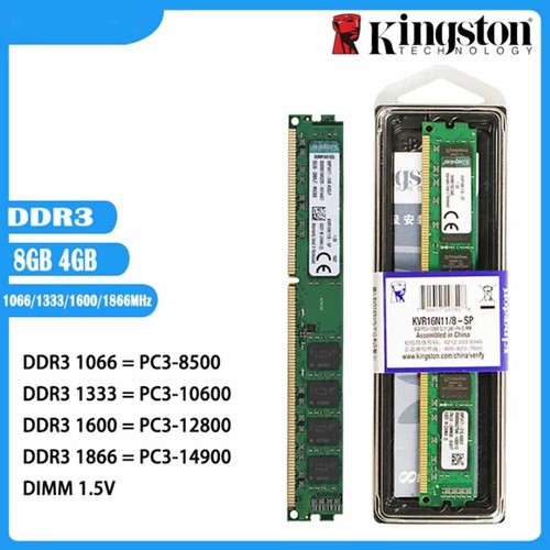 Kingston 4gb 8gb ddr3 - kingston,