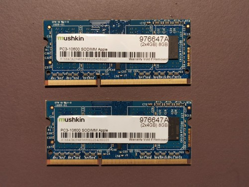 2 × 4 GB DDR3-1333 / PC