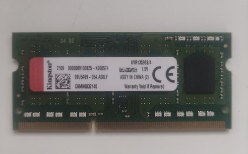 4gb kingston valueram ddr3 - kingston,