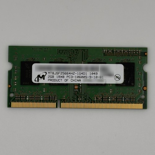 2gb micron ddr3 1333 dimm - 1333, so-dimm
