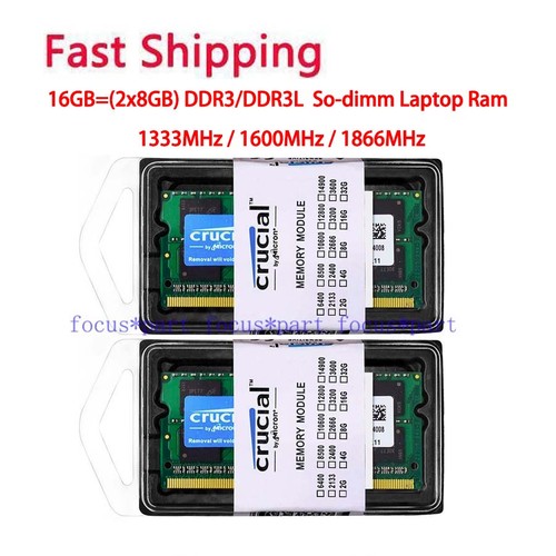 Crucial 16gb 2x8gb ddr3 - 16gb,