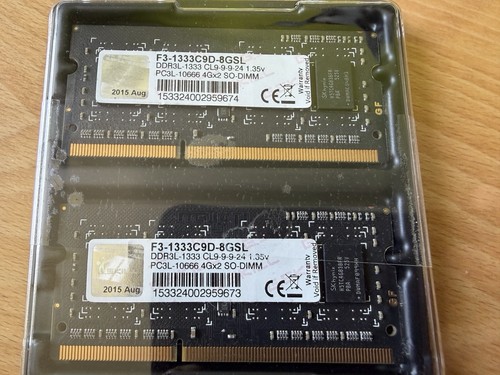 Skill 8gb ddr3l 1333 - g.skill, (2x4gb)