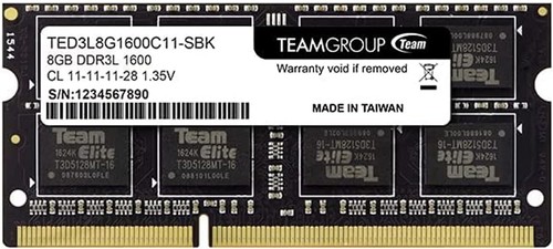 8gb ddr3l dimm 1333mhz team - ddr3l, so-dimm